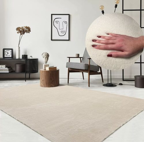 Palermo Shaggy 252 béžový koberec 120x170cm