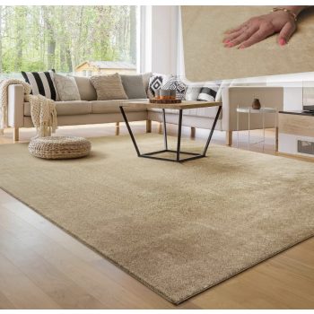 Palermo Shaggy 252 hnedý koberec 120x170cm