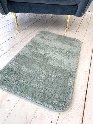 Palermo Shaggy zelený kúpeľňový koberec 50x80cm