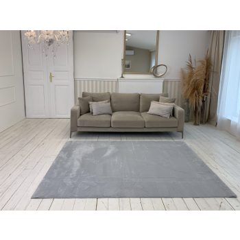 Dubai extra mäkký svetlosivý shaggy koberec 200x280cm