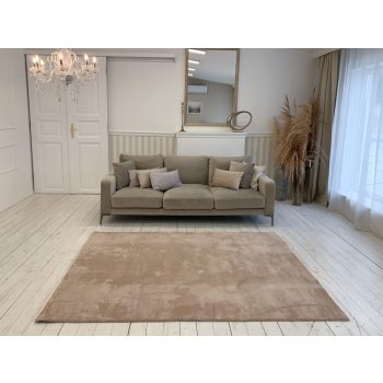 Dubai extra mäkký hnedý shaggy koberec 200x280cm