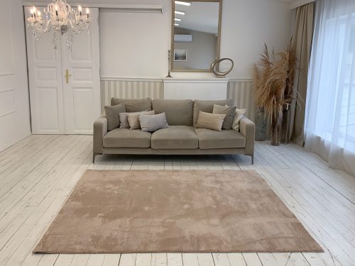 Dubai extra mäkký hnedý shaggy koberec 200x280cm