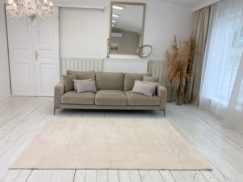 Dubai extra mäkký biely shaggy koberec 160x220cm