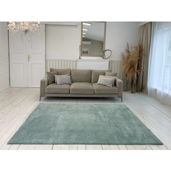 Dubai extra mäkký zelený shaggy koberec 120x170cm