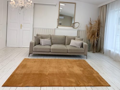 Dubai extra mäkký oranžový shaggy koberec 120x170 cm