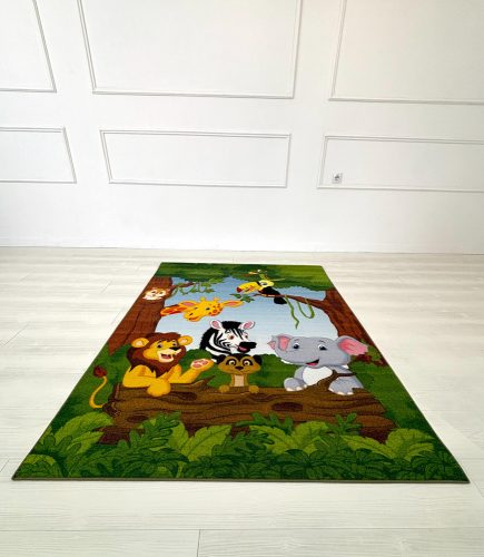 Detský koberec 28017 so vzorom džungle 80x120 cm