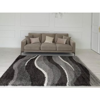 Chicago Shaggy  295 sivý koberec 120x170 cm