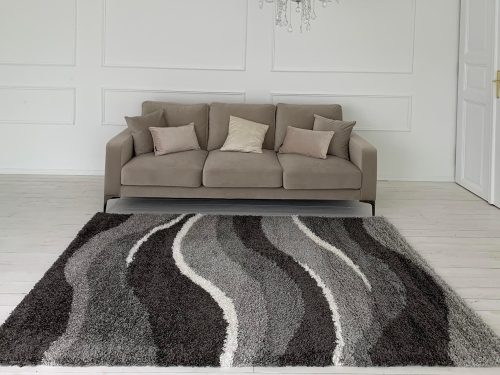 Chicago Shaggy  295 sivý koberec60x110 cm