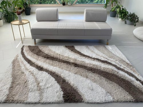 Chicago Shaggy 296 béžový koberec 120x170 cm
