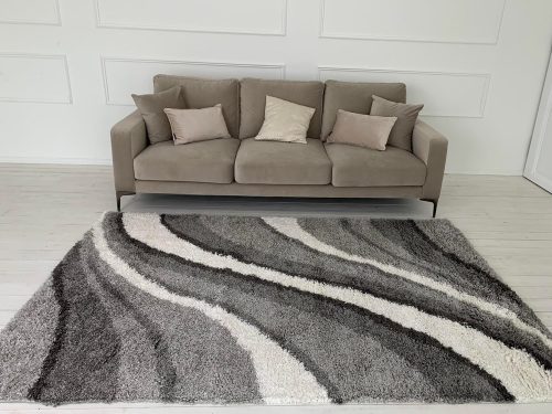Chicago Shaggy 296 sivý koberec 200x290cm