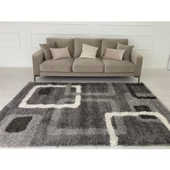 Chicago Shaggy 297 sivý koberec 150x230 cm