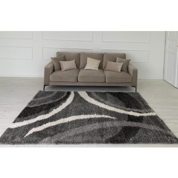 Chicago Shaggy  299 sivý koberec 150x230 cm