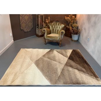 Manhattan 3085 béžový vzorovaný koberec 120x170 cm