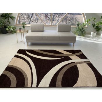 Wave 4791 moderný hnedý koberec 120x170 cm