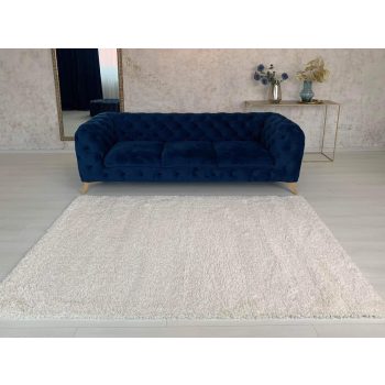 Chicago Shaggy 5121 biely koberec 80x250 cm