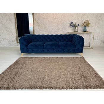 Chicago Shaggy 5121 tmavohnedý koberec 120x170 cm