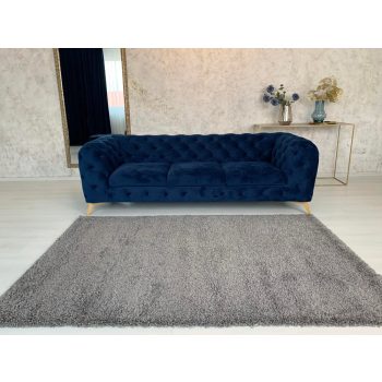 Chicago Shaggy 5121 tmavosivý koberec 120x170 cm