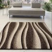 Wave 6885 moderný hnedý koberec 160x230 cm