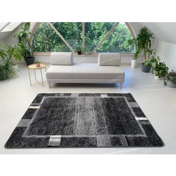 Wave 6889 moderný sivý koberec 120x170 cm