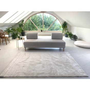 Nero 960 biely shaggy koberec 120x170 cm