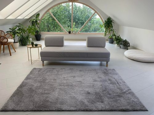 Nero 960 tmavosivý shaggy koberec 120x170 cm