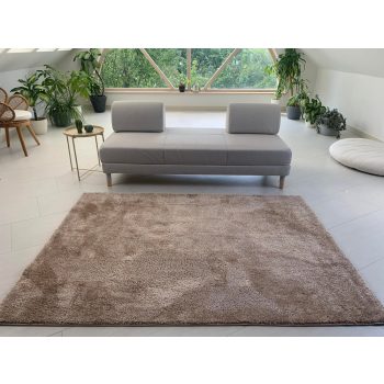 Nero 960 béžový shaggy koberec 120x170 cm