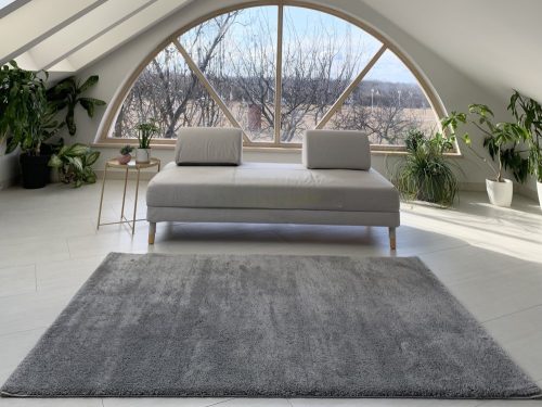 Silky 1922 sivý shaggy koberec 60x110