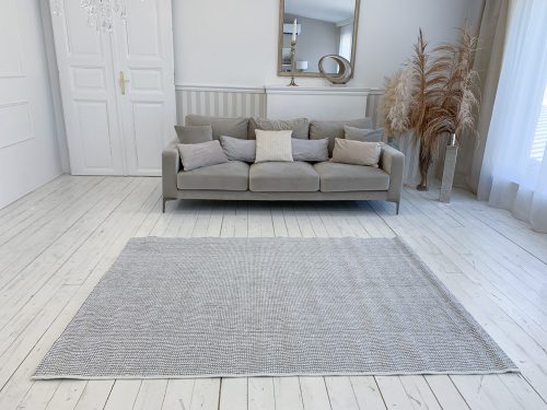 Berlin sivý E6404 Handrový (tkaný) koberec 200x280 cm