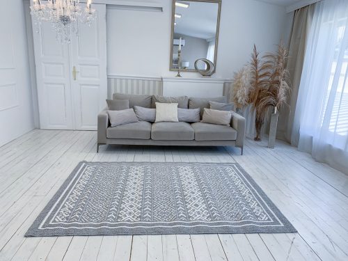 Berlin sivý ZY023 Handrový (tkaný) koberec 160x220 cm