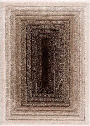 Kiara 3d Shaggy 5cm 301A béžový-hnedý koberec 120x170