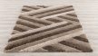 Kiara 3d Shaggy 5cm P302E béžový-hnedý koberec 60x110 cm