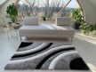 Kiara 3d Shaggy 5cm 305A sivý-čierny koberec 160x220 