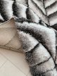 Kiara 3d Shaggy 5cm 502A sivý-čierny koberec 160x220 