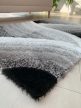 Kiara 3d Shaggy 5cm 482  sivý-biely koberec  160x220 