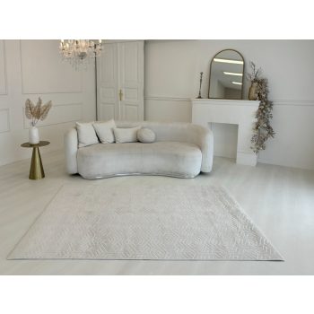 Diana biely shaggy koberec 150x220 cm