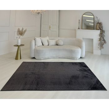 Diana tmavosivý shaggy koberec 150x220 cm