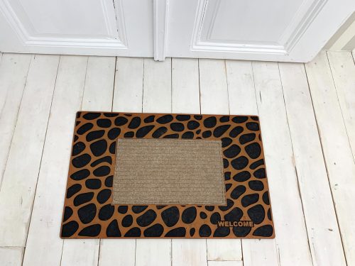 Extra Bronz leopard béžová pogumovaná rohožka 45x75cm