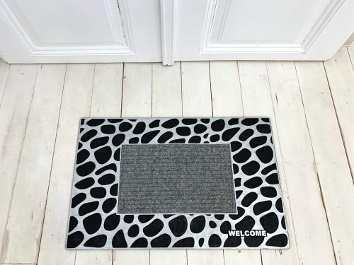 Extra silver leopard pogumovaná rohožka 45x75cm