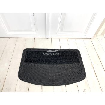 Extra čierna pogumovaná rohožka 45x75cm