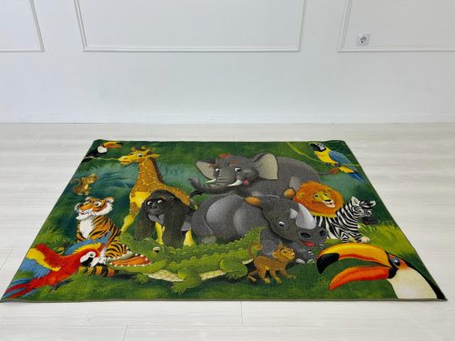 Detský koberec - farebná džungľa 80x120cm