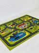 Detský koberec zelený s cestami 133x180cm