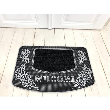 Loft Design Welcome Gray pogumovaná rohožka 45x75cm