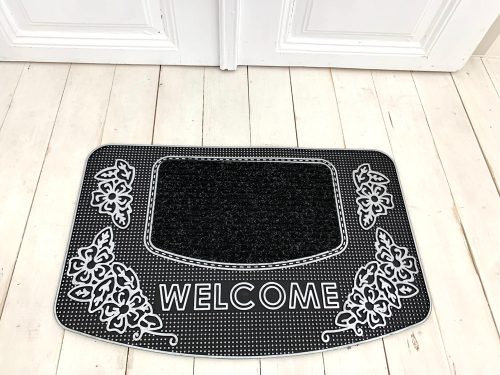 Loft Design Welcome Gray pogumovaná rohožka 45x75cm