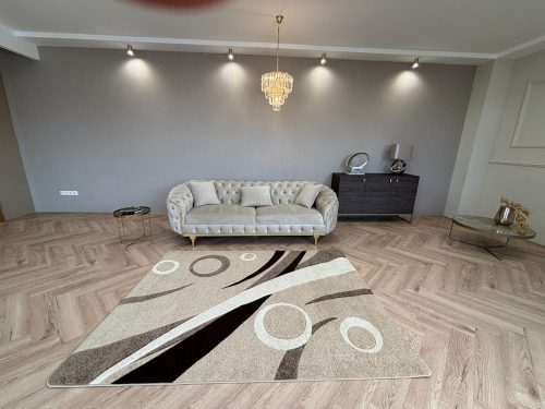 Manhattan béžový vzorovaný koberec 9842  120x170