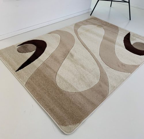 Manhattan béžový vzorovaný koberec 2331 - set 60 cm-ých kobercov