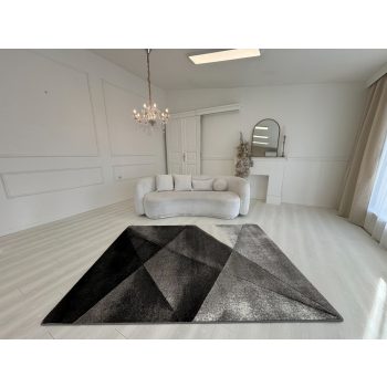 Manhattan 3085 sivý vzorovaný set 60 cm-ých kobercov