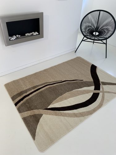 Manhattan béžový vzorovaný koberec F361  160x220