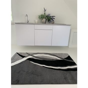 Manhattan sivý vzorovaný koberec F361  120x170