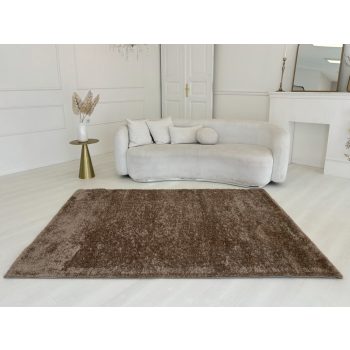 Mars 5980 tmavobéžový shaggy set 60 cm-ých kobercov