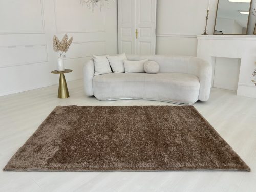 Mars 5980 tmavobéžový shaggy set 60 cm-ých kobercov
